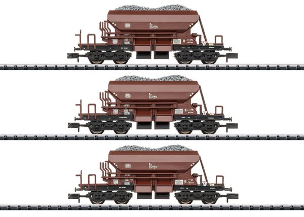 Wagen-Set "Dienstgüterschotterwagen"