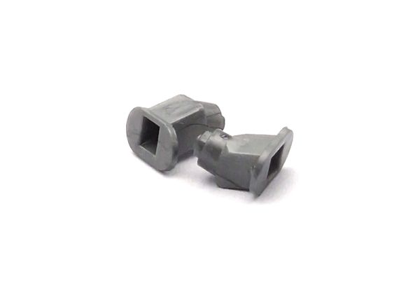 Abgashutze silber 4 St
