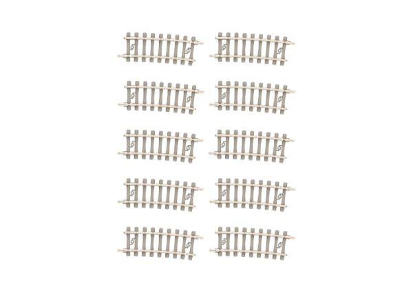 Minitrix - Gebogenes Gleis mit Betonschwellen ( R 2b, Code 60 )