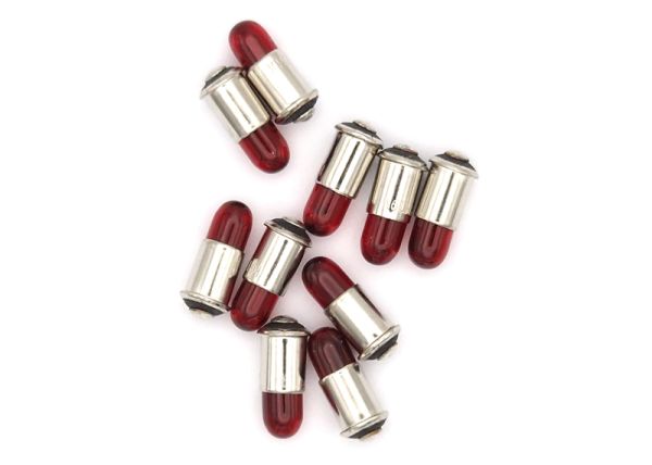 Light Bulb red 19 volts plug-in base 10x