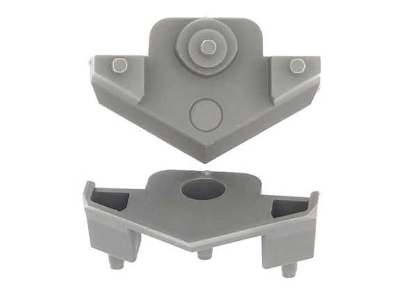 Schienenräumer grau 2 St