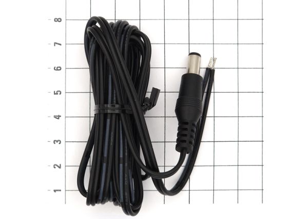 DC-Rundstecker mit Kabel 2polig