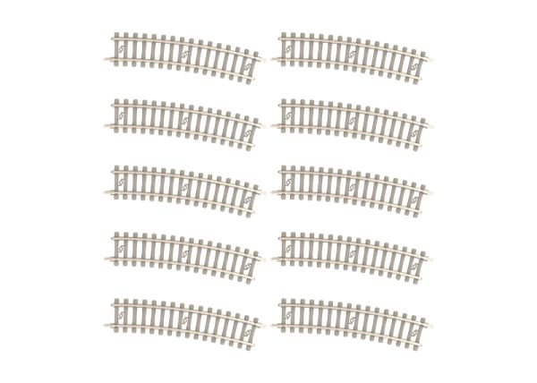 Minitrix Gebogenes Gleis mit Betonschwellen Radius 261,8 mm