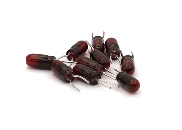 Light Bulb red 10 pcs