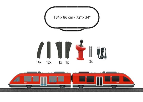 Märklin my world - Startpackung Nahverkehrszug "LINT"