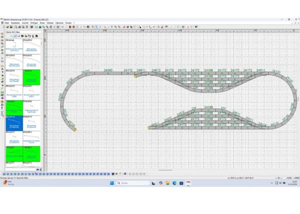 Märklin-Software "Gleisplanung 2D/3D", Version 12.0