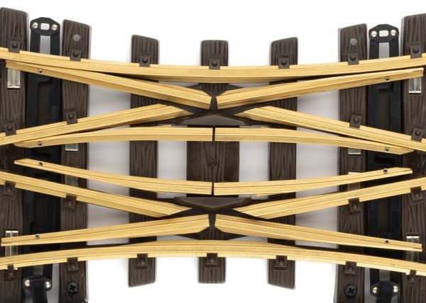 LGB Elektrische Doppelkreuzungsweiche Radius R2 22,5°