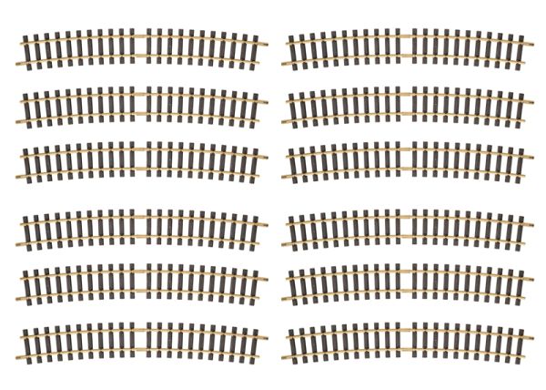 LGB Gebogenes Gleis Radius R5 15°