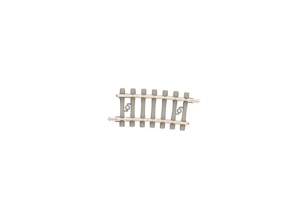 Minitrix Gebogenes Gleis mit Betonschwellen Radius 228,2 mm
