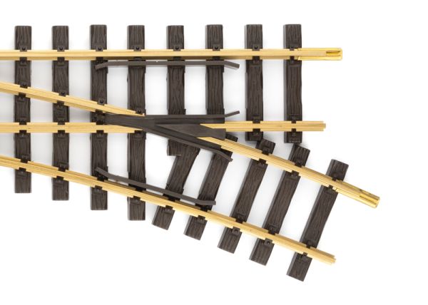 LGB Elektrische Weiche rechts Radius R3 22,5°