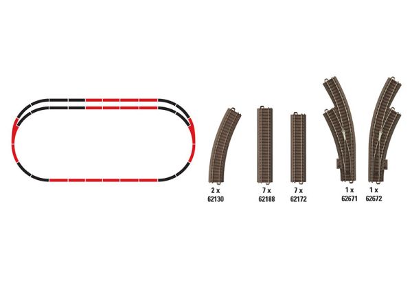Trix C Track C3 Extension Set