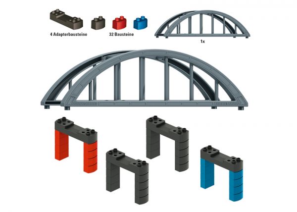 Märklin my world - Elevated Railroad Bridge Building Block Set