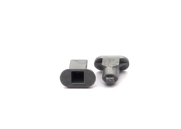 Abgashutze silber 4 St