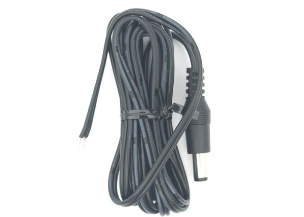 DC-Rundstecker mit Kabel 2polig