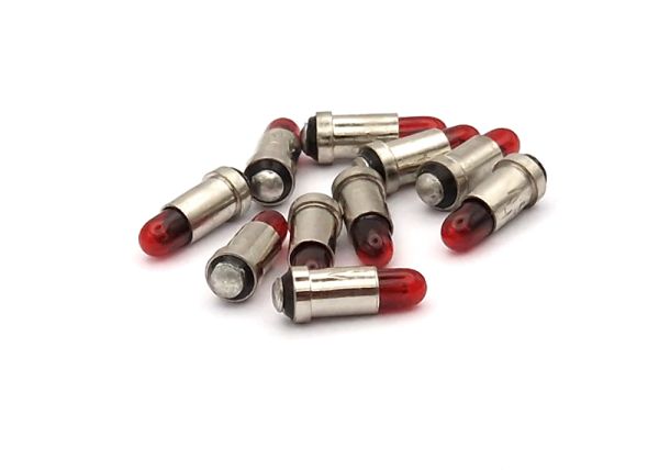 Glühlampe rot, 16V Steck 10 St