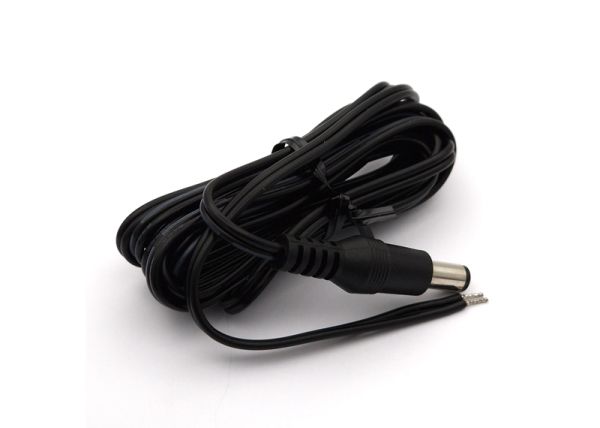 DC-Rundstecker mit Kabel 2polig