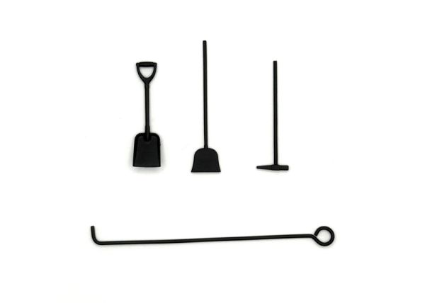 Hammer, Besen, Schaufel, Haken