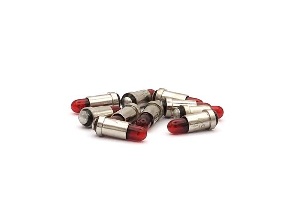 Glühlampe rot, 16V Steck 10 St