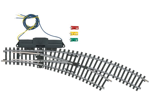 Märklin K-Gleis Bogenweiche rechts Außenbogen 30° im Parallelkreisabstand 64,6 mm