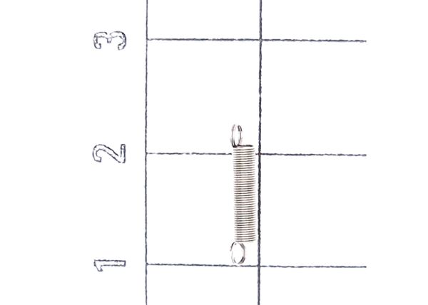 Tension Spring D2,1/12,8/42 (10x)