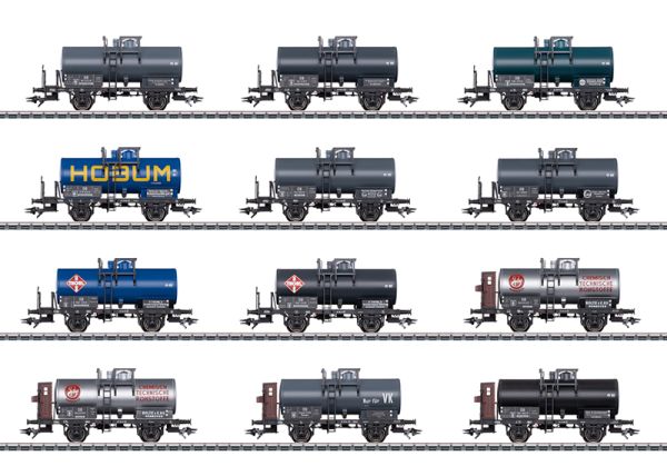 Display Kesselwagen mit zwei Radsätzen