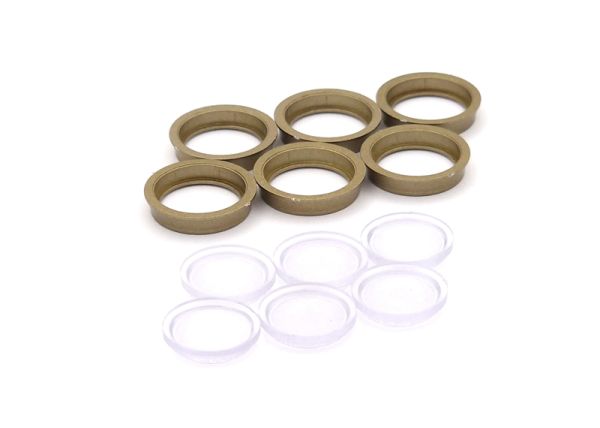 Laternenglas u. Ring(6 Stück)