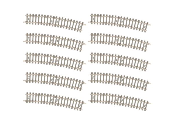 Minitrix Gebogenes Gleis mit Betonschwellen Radius 329,0 mm