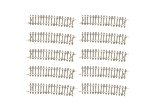 Minitrix Gebogenes Gleis mit Betonschwellen Radius 526,2 mm