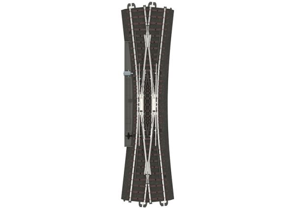 Märklin Wide-Angle Double Slip Switch (DSS) Length 236.1 mm / 9-5/16"