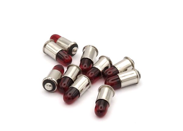Light Bulb red 19 volts plug-in base 10x