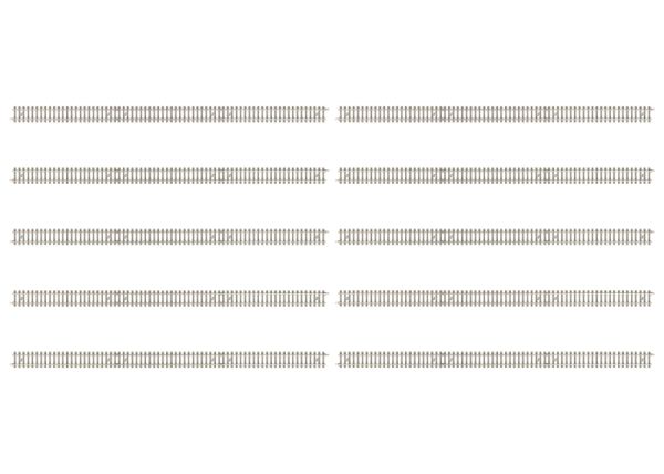 Minitrix - Gerades Gleis mit Betonschwellen ( 312,6 mm, Code 60 )