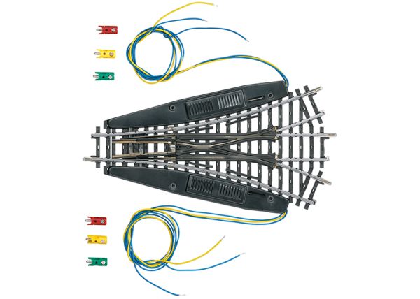 Märklin K-Gleis Symmetrische Dreiwegweiche Länge 168,9 mm / Radius 424,6 mm