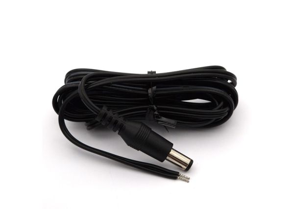 DC-Rundstecker mit Kabel 2polig