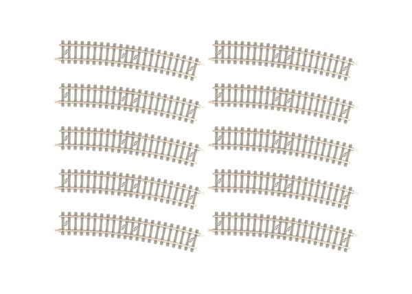 Minitrix Gebogenes Gleis mit Betonschwellen Radius 362,6 mm