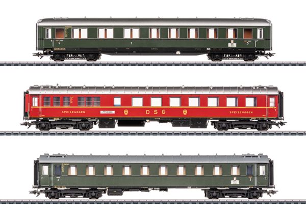 Schnellzugwagen-Set 2 zum D 74