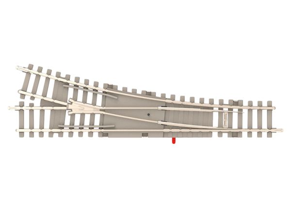 Minitrix Right Turnout with Concrete Ties Radius 112.6 mm / 4-7/16"