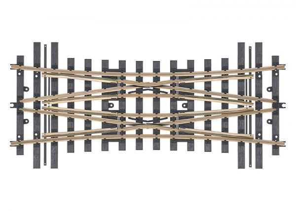 Märklin Doppelte Kreuzungsweiche - Mittelteil Radius 1.394 mm