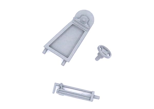 Handantrieb, Hebel, Handrad