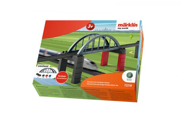 Märklin my world - Elevated Railroad Bridge Building Block Set