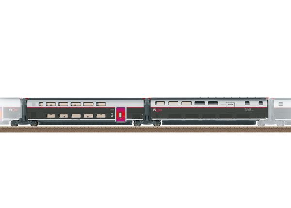 Ergänzungswagen-Set 3 zum TGV INOUI