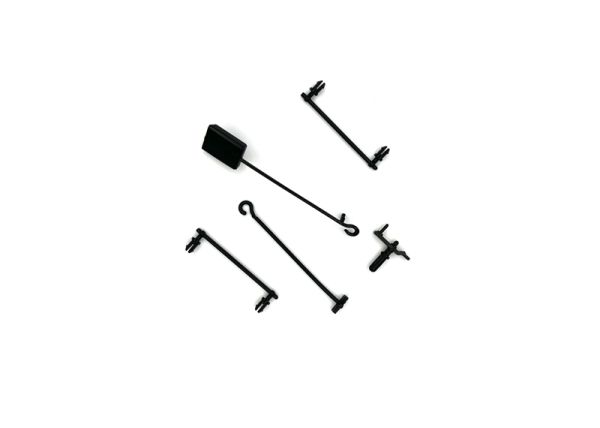 Schaufel, Haken, Kurbel, Griffstange