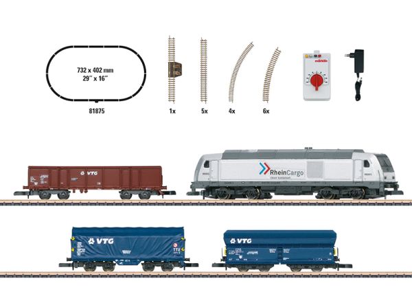 Startpackung "moderner Güterverkehr" mit Diesellok Baureihe 285