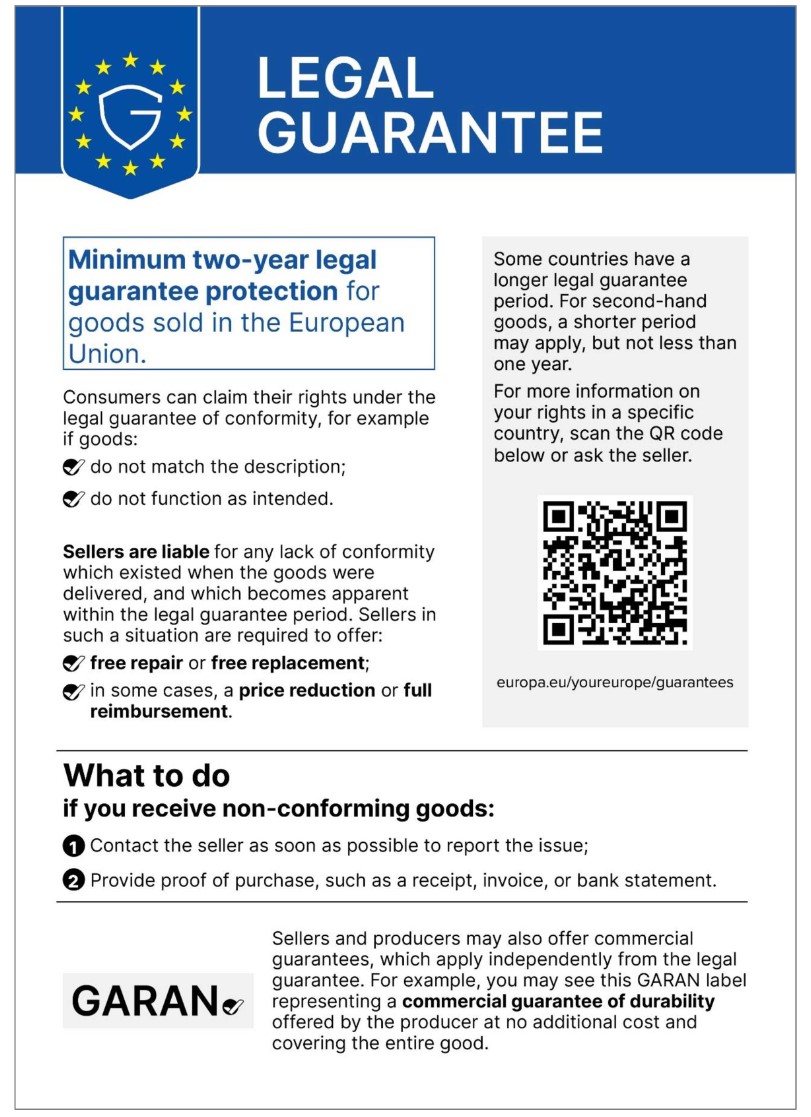 Legal Guarantee