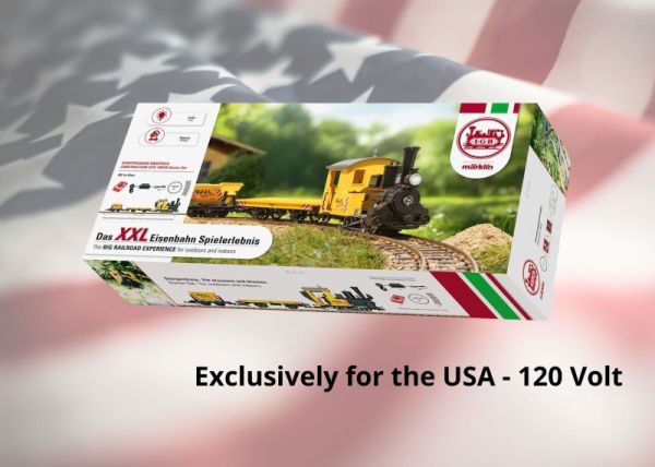 Startset Baustellenzug 120 Volt exklusiv für USA