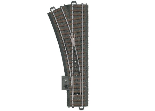 Märklin Weiche links Länge 188,3 mm