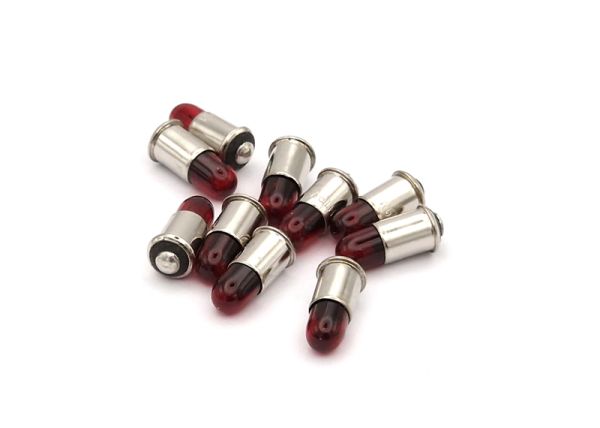 Light Bulb red 19 volts plug-in base 10x